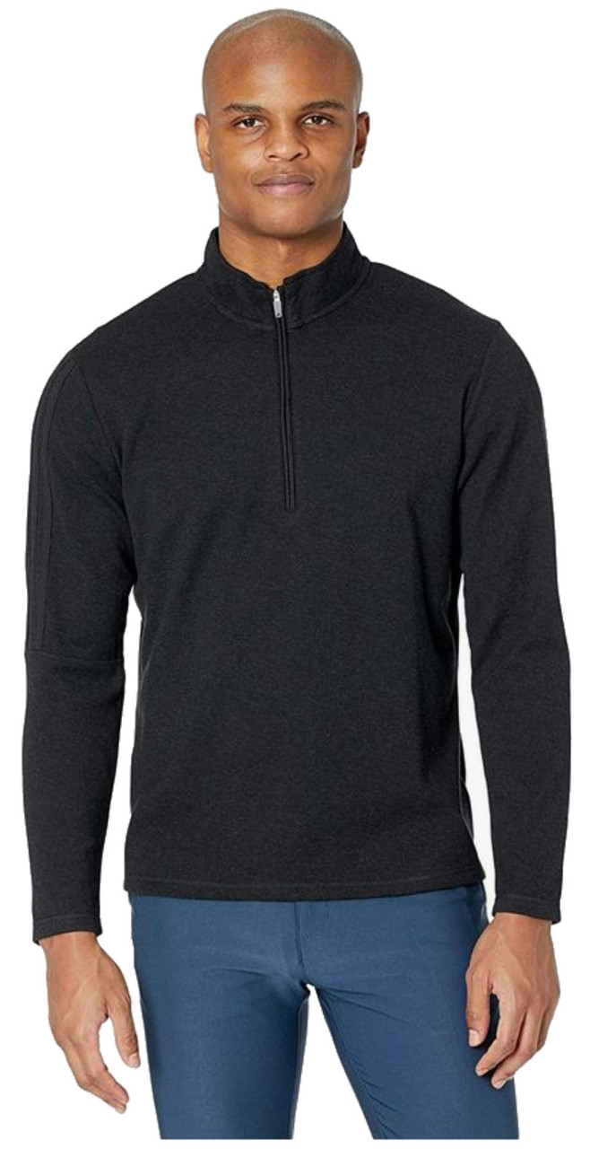 Adidas Men's 3-Stripes Quarter Zip Layering Golf Pullover – Crew