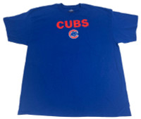 Fanatics Men's MLB Chicago Cubs Series Sweep Short Sleeve Crew Neck Tee – Blue