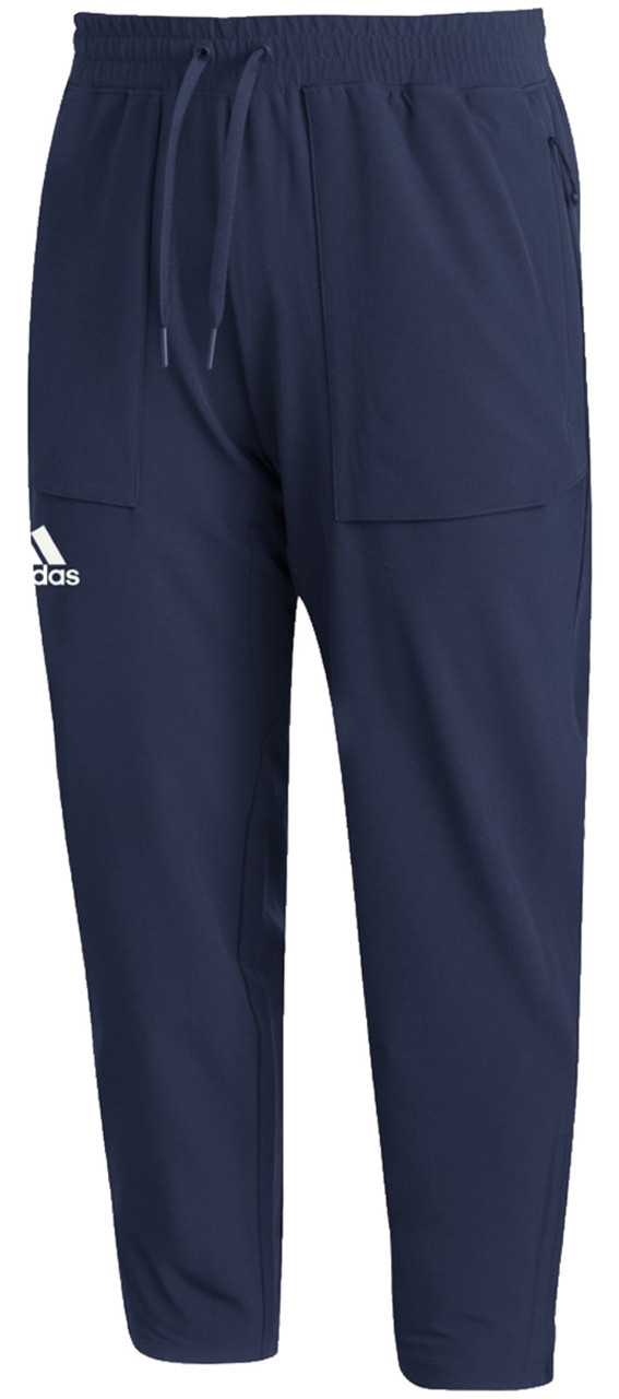 Adidas Men's Team Sideline 21 Woven Slim Leg Training Pants – Navy  Blue/White - Sports Diamond