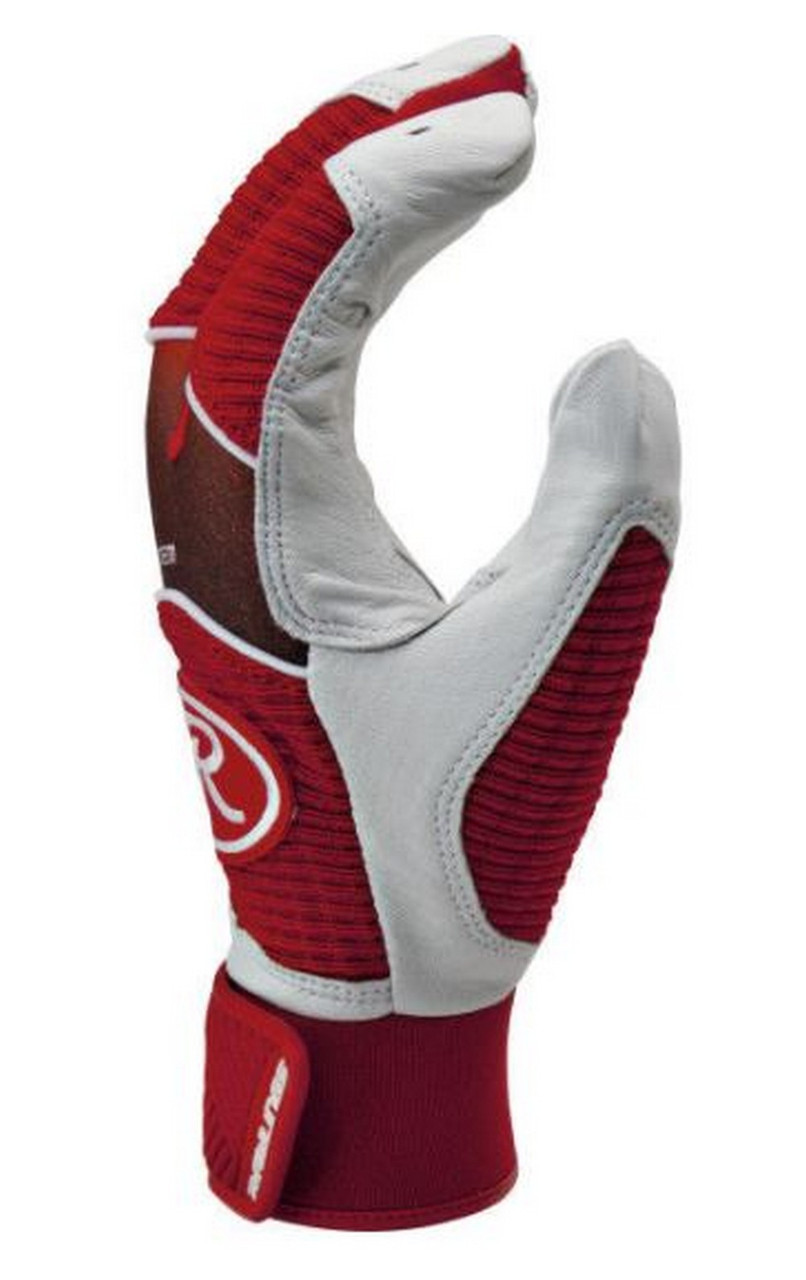 Gants de frappe de baseball adulte Spiderz 2025 PRO PREMIER - Rouge