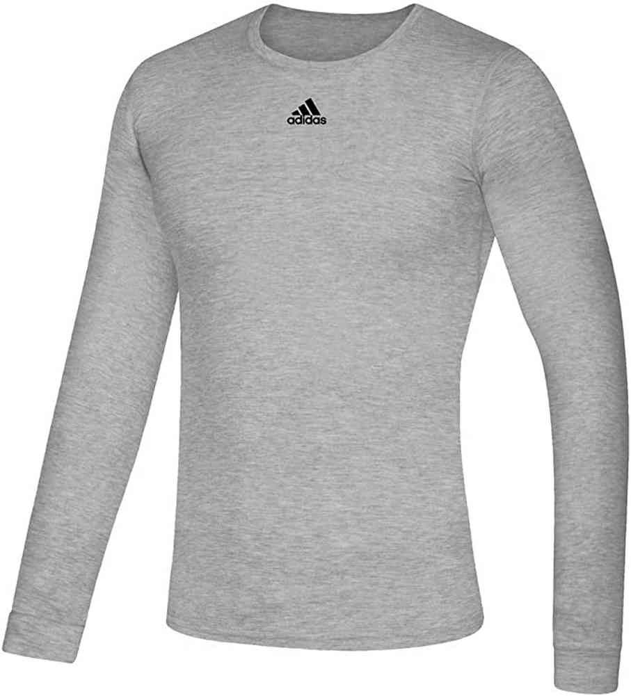 adidas Creator Long Sleeve Tee Shirt Climalite TShirt Gray EK0130 - Sports  Diamond