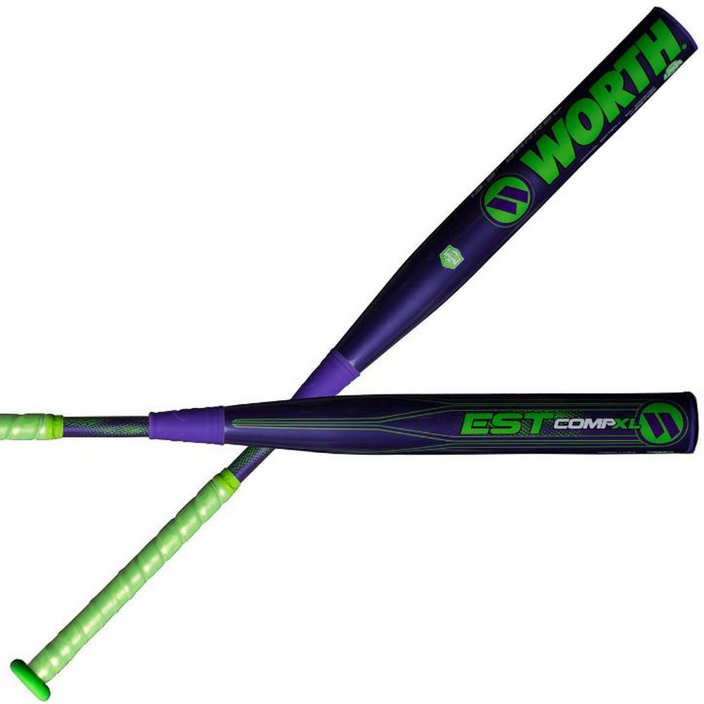 Worth WESTRA EST Composite 13.5" XL ASA Slowpitch Softball Bat Purple
