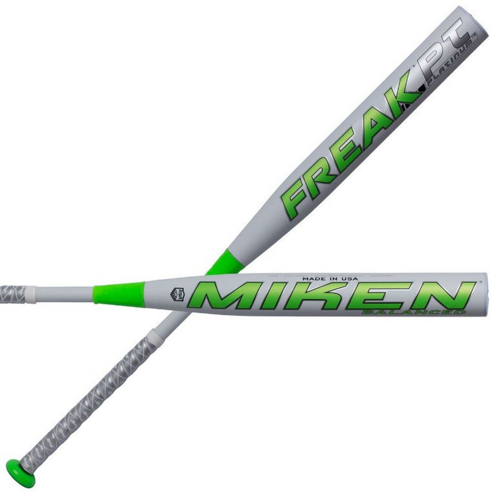 Miken Freak Platinum 14" Balanced ASA Slowpitch Softball Bat Green