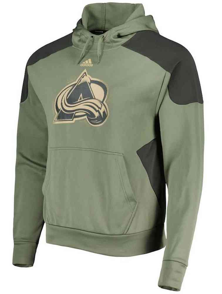 Adidas Men's NHL Colorado Avalanche Salute to Service Hockey Sweatshirt  Hoodie - Sports Diamond