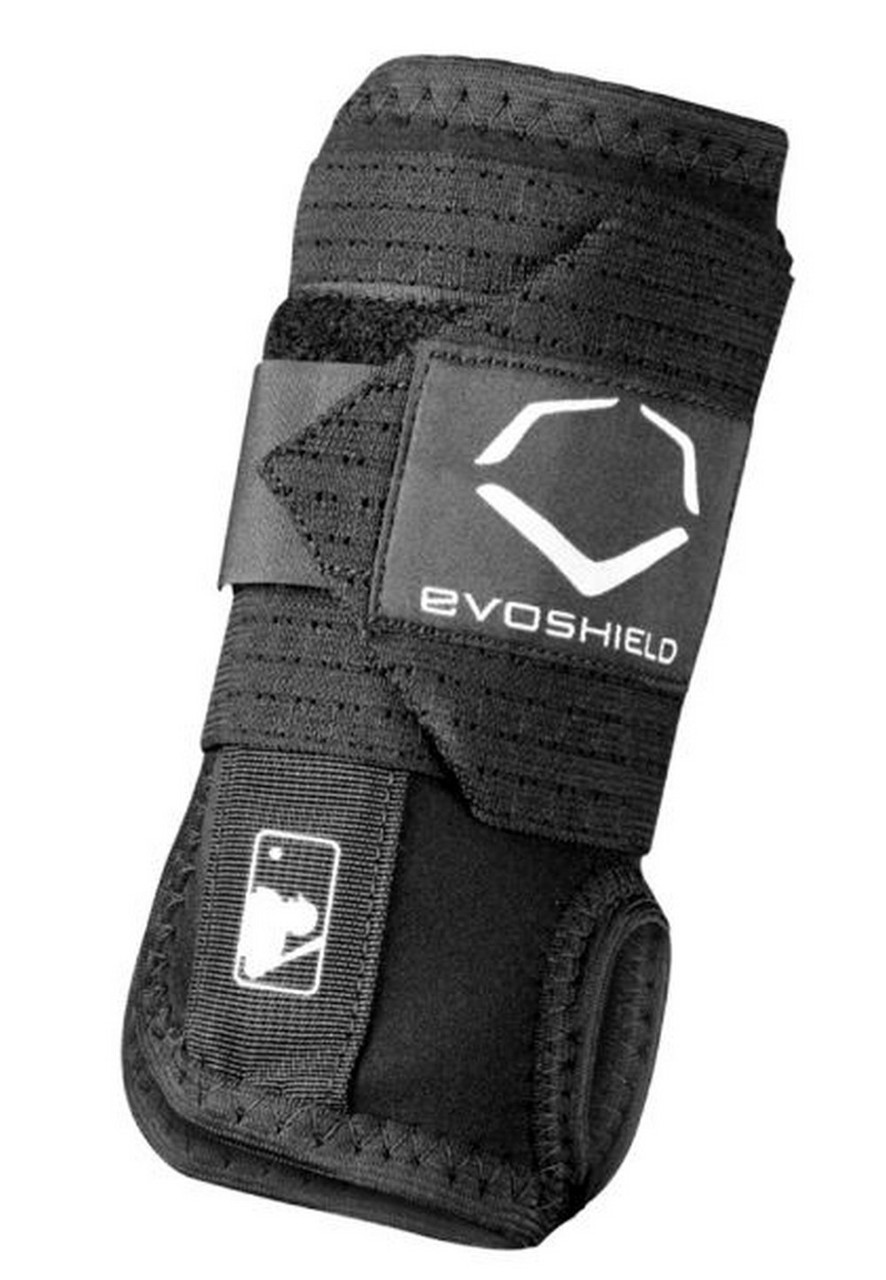 EvoShield MLB Baseball Sliding Protective Wrist Guard Black Right Hand