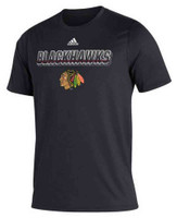 Adidas Men's NHL Chicago Blackhawks Team Color Creator Short Sleeve Tee T-Shirt