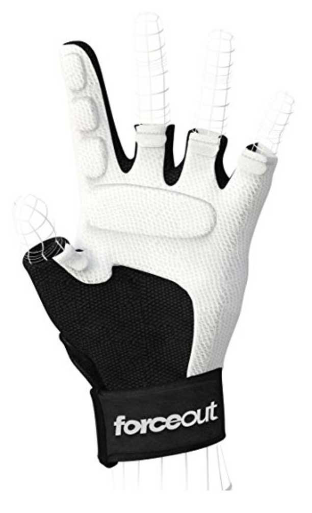 Forceout Pro Catchers Protective Inner Glove Baseball/Softball White
