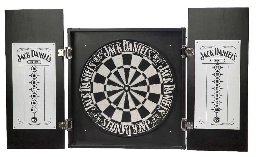 【加藤】Jack Daniel's ダーツボードセット Jack Daniel's Old No. 7 Dartboard, Cabinet & Dart Set Combo Kit