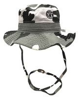 Jack Daniels Men's Wide Brim Boonie Fishing Bucket Hat Gray Camouflage JD77-124