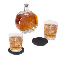 Jack Daniel's Old No. 7 Decanter Gift Set 2 Glasses-Decanter-2 Coasters JD-38746