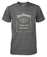 Jack Daniels Men's Classic No. 7 Short Sleeve Tee Charcoal Gray 15261400JD-79