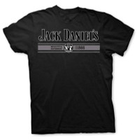 Jack Daniels Men's JD Logo Quality and Craftsmanship Since 1866 T-Shirt � Black