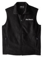 Jack Daniels Men's Fleece Vest Full Zip Logo Whiskey Liquor 15241065JD-89