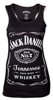 Jack Daniels Women's JD #7 Sour Mash Whiskey Graphic Tee T-Shirt 15361412JD-89