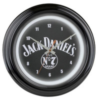Jack Daniels Old No. LED Light Wall Clock Analog Whiskey Bar 12.5" Plastic Black