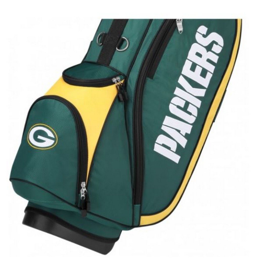 Wilson NFL Carry Golf Bag w/ Stand Green Bay Packer, Green/Yellow