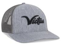 Victus Scripted Snapback Adjustable Size Structured Baseball Cap – Gray/Gray