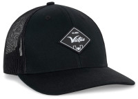 Victus Sports Batter's Box Adjustable Size Trucker Baseball Cap – Black/Black