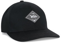 Victus Scripted Batter's Box Adjustable Size Structured Baseball Cap – Black