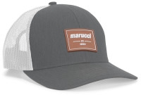 Marucci Established Rubber Patch Adjustable Snapback Baseball Cap – Gray/White