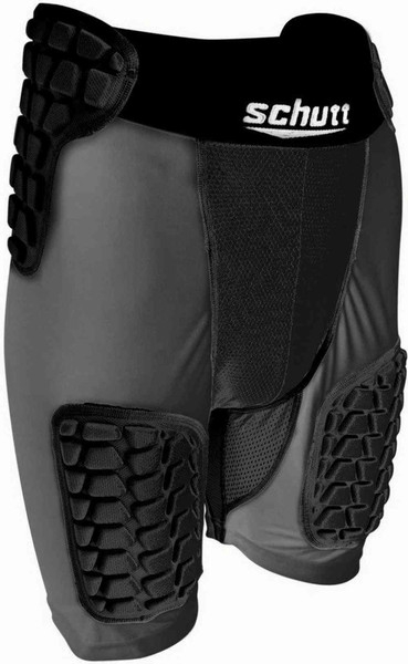 Schutt Varsity Protech All-In-One Girdle Black/Grey Large - Sports Diamond