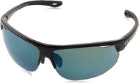 Under Armour Men's Clutch Wrap Style Sunglasses – Black Frame/Black Lens