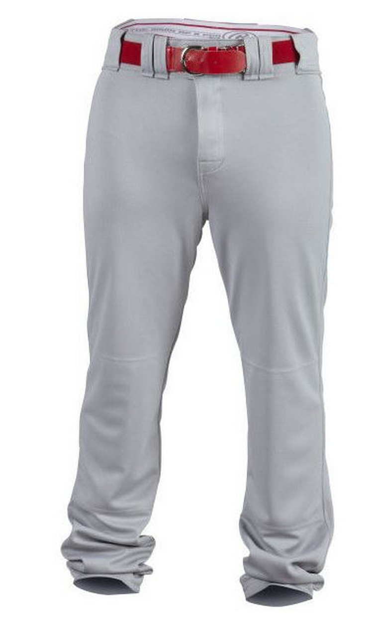 Rawlings Adult Men's Premium Straight Baseball/Softball Pant Unhemmed
