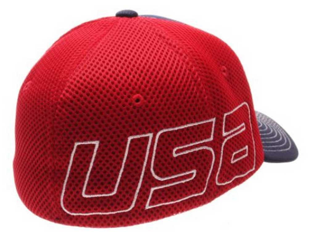 Zephyr Hats USA Ultra Flag College Hat Cap Patriotic United States
