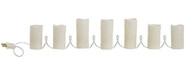 86" Lighted Pillar Candle Strand