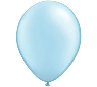 11" Pearl Blue Latex Balloon - Set of 6