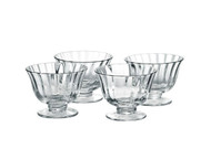 Fluted Dessert Dishes - Set of 4