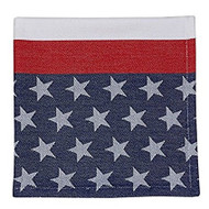 DII Flag Stripe Jacquard Cloth Napkins - Set of 4