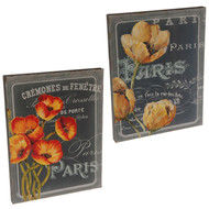 Poppy & Tulip Wall Art Set