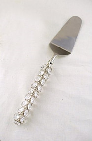 Cake Server with Crystals 13"