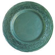 Sea Green Glass Plate Chargers - Set of 4
