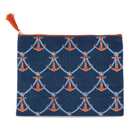 Mud Pie Anchors Away Carry All Case - Navy