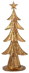 Boston International Gold Foil Decorative Tree, 16-Inch