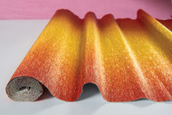 Ombre Gilt-Copper Italian Crepe Paper Roll & Table Runner