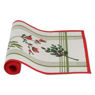 Greenery Stripe Cotton Runner