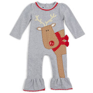 Mud Pie Reindeer One-Piece (6-9 months)