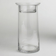 Tag 201441 10 by 4.75-Inch Two Part Glass Pillar Holder, Tall, Clear