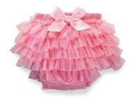 Mud Pie Light Pink Chiffon Bloomer 0-6 months