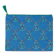 Mud Pie Anchors Away Carry All Case - Blue