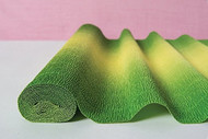 Ombre Green Italian Crepe Paper Roll & Table Runner