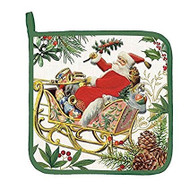 Jolly Santa Potholder