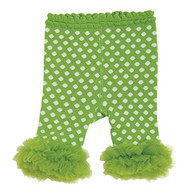Baby Girls Leggings with Chiffon Ankle Ruffles
