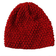 Red Crochet Hat (Red)