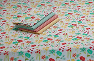 April Flowers Print Tablecloth - 60" x 84"