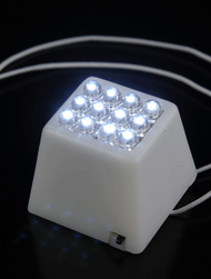 LED Paper Lantern Light Cube 12 LED Lights