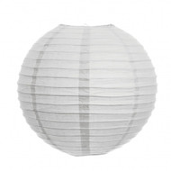 White 14" Paper Lanterns - Set of 2